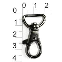 0014 черный никель Карабин металлический 16*40мм (упаковка 100 штук)