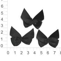 0033 цв.черный Пришивные элементы 25*35мм (упаковка 500 штук)