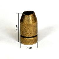 2847К антик концевик металл h=14мм (упаковка 500 штук)