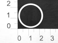 2000В белый Кольцо металл крашенный d=20мм (упаковка 1000 штук)