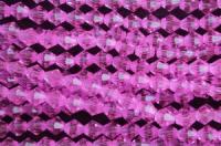 Бусины пластик прозрачные на нитях 08x08мм (упаковка =12 нитей = 420 бусин)629