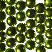 Стразы термоклеевые SS-16, D=3,6-3,9мм (упаковка 1440 штук) цв.9010 OLIVINE