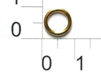 Розн.уп. Кольцо для бюстгальтера металл 600Н золото d=06мм  (уп.50 шт.)