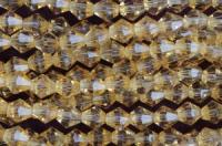 Бусины пластик прозрачные на нитях 08x08мм (упаковка =12 нитей = 420 бусин)632