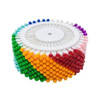 Булавка МН 0333-3002 4х4х38мм (упаковка 12 пластин по 40 штук = 480шт) ассорти