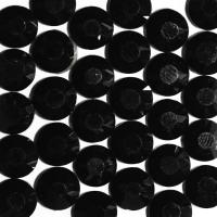 Стразы термоклеевые SS-30, D=6,3-6,5мм (упаковка 288 штук) цв.9003 JET BLACK