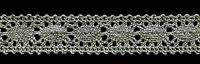 0018F лён кружево вязанное 22мм (намотка 20 ярдов = 18,3 метров)