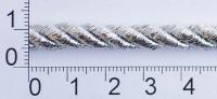 0371-6045 Шнур декоративный 7мм (намотка 50 метров) серебро