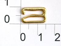 1209Н золото Крючок металл ширина=12мм (упаковка 1000 штук)
