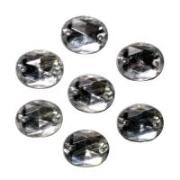 0017 08*10мм прозрачный Стразы пришивные 