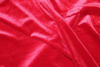 Бархат стрейч JIA-101 красный (93%-ПЭ / 7%-Лайкра) 230г/м2