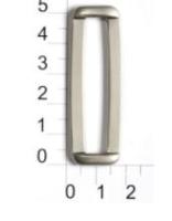 10030К Pearl-никель пряжка металлическая 