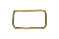 Рамка металлическая  30х15мм цв.антик фас.1000 шт