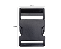 Пряжка-трезубец (фастекс) 50 мм (уп.1020 шт)