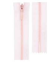 Молния потайная Т3 50см №132 св. розов, ( уп.100 шт.)