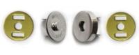 1008 никель Кнопка магнитная 18мм (упаковка 100 штук)