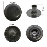 Кнопка латунь(Нерж.)№54 Альфа 12,5мм Цв. Оксид(уп.1440шт),New Star