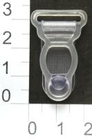 XZJ-16 прозрачный Застежки для пояса пластик 16мм (упаковка 100 штук)
