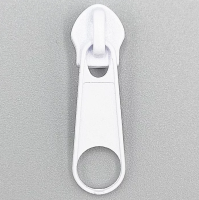 Бегунок для витой Т5, галант., № 101, цв. ,белый (уп.2000 шт.)