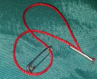 Биркодержатели с булавкой G148  90 мм (уп.1000 шт.) цв.красный (никель)