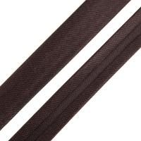 Косая бейка 1,5 см_5м (6078 т.коричневый)