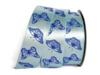 UT011-25-3105-162 Лента атласная с рисунком 25мм (рулон 20 ярдов = 18 метров)