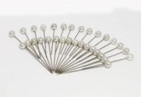 Булавка МН 0333-3051 8х60мм (упаковка 100 штук) белый