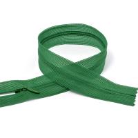 Молния потайная Т3 50см №258 зелёный, ( уп.100 шт.)