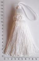 BX- 903-А1-кисть цв.белый ( высота от основания 14 см, со шнуром 23 см )