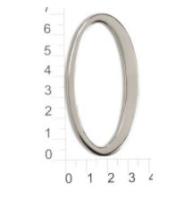 4388К никель пряжка металическая 