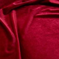 Ткань 2011 Бархат стрейч, ш.150см., №01 цв.красный