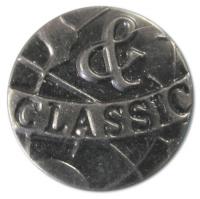 Пуговицы джинсовые в блистере 17мм (уп. 12шт.), CLASSIC цв. черный никель 