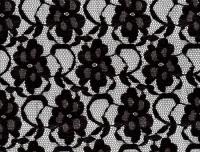 Гипюр  5007  ш.150см.,пл.120г/м., цвет черный