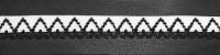5369 белый/черный резинка бельевая 11мм (намотка 144 ярда = 131,7 метра)