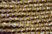 Бусины пластик прозрачные на нитях 08x08мм (упаковка =12 нитей = 420 бусин)651