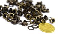 Люверсы №3 5мм сталь Антик (уп 5000шт) NEW STAR