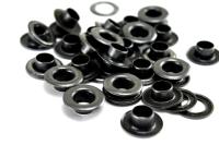 Розн.уп. Люверсы №24 9мм НЕРЖ оксид (уп 50 шт)