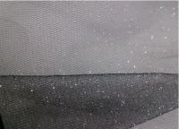 Ткань 5027 Сетка с блеском, №999 черный