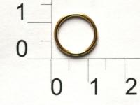 Розн.уп. Кольцо для бюстгальтера металл 1000Н золото d=10мм  (уп.50 шт.)