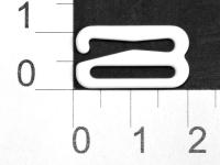 1509В белый Крючок металл крашенный ширина=15мм (упаковка 1000 штук)