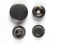 Кнопка ДЕЛЬТА 15х12 мм, цвет чёрный никель