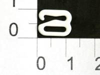 809В белый Крючок металл крашенный ширина=08мм (упаковка 1000 штук)