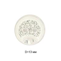 Пуговицы полиэстр CY 3257 20L-12,5мм,2 прок.цв.белый(уп.1000 шт)