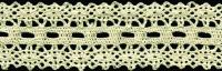 0054F бежевый кружево вязанное 50мм (намотка 20 ярдов = 18,3 метров)