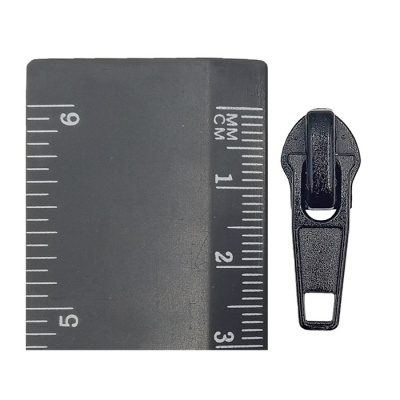 Бегунок для витой Т7, автомат,  качество А №322 Черный (уп.1000 шт.)1