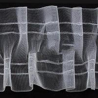 Тесьма шторная ТТ №060 60мм (упаковка 50 метров) baklava прозрачный