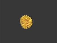 028 F пришивной элемент (упаковка 100 штук) оранжевый