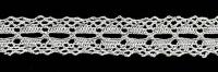 0004F лён кружево вязанное 21мм (намотка 20 ярдов = 18,3 метров)