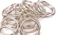 Кольцо металл 25 мм х 3 мм Цв.Никель ( 500шт.)1