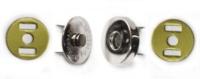 1003 никель Кнопка магнитная 14мм (упаковка 200 штук)